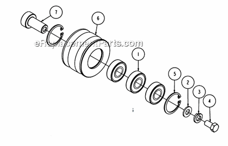Page H Diagram and Parts List for MK-4036HY  MK Diamond Concrete Saw